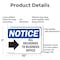 Signmission All Deliveries To Business Office, 10 in W x Rectangle, Aluminum OS-2PACK-NS-A-710-L-10095 - alternate 7